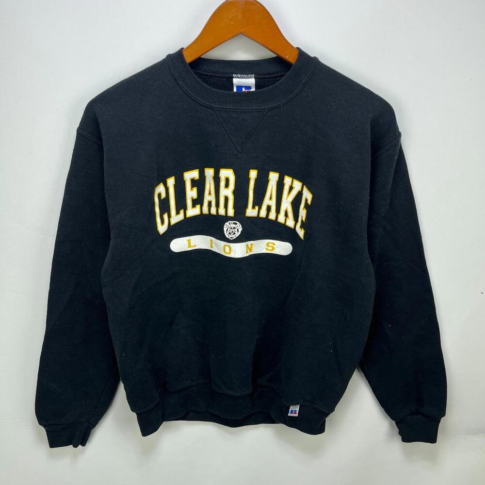 Vintage 90s Russell Clear Lake Lions Sweatshirt Youth L